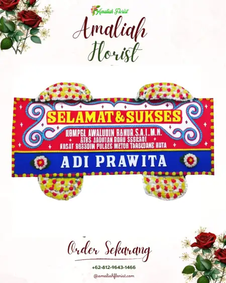 Papan Bunga Ucapan Selamat Cisambeng